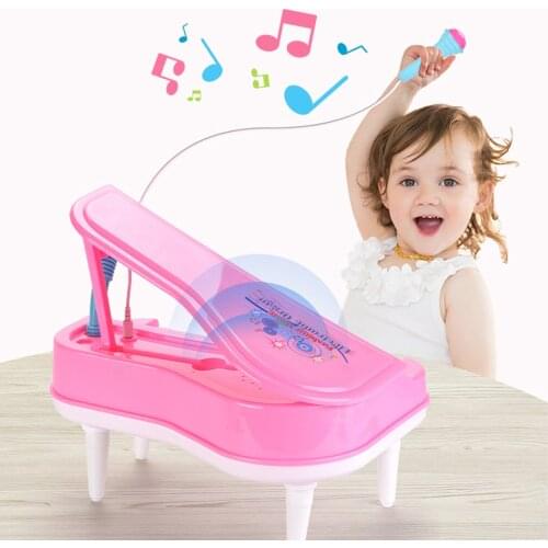 Childrens Montessori Piano Music Toys eEducational Electronic Organ Baby Playing Instrument With Microphone Gift For Baby Kids