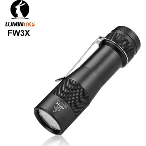 Lumintop FW3X flashlight with new Anduril UI RGB LED 18650 powerful battery support 2800 Lumens 200Meters