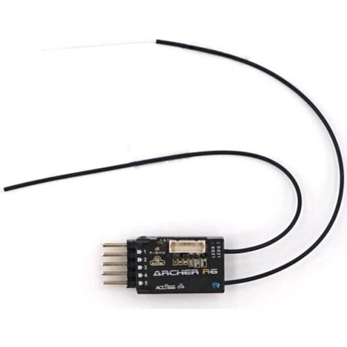 FrSky ARCHER R6 OTA 2.4GHz 6/24CH ACCESS S.Port/F.Port PWM SBUS Output Full Range Telemetry Receiver for RC Drone