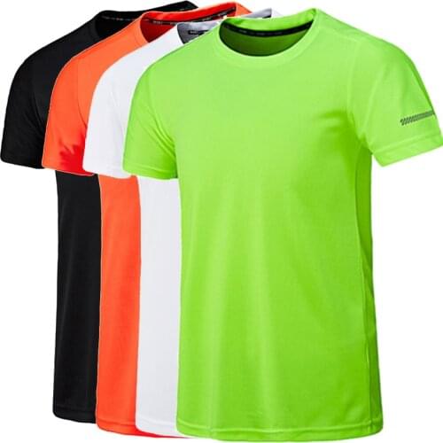 Big Size 7XL 8XL Mens Tshirts Summer Multipack Mens Stretch T-Shirts Quick Dry Athletic Workout Fitness Tshirts Male Tops Tees