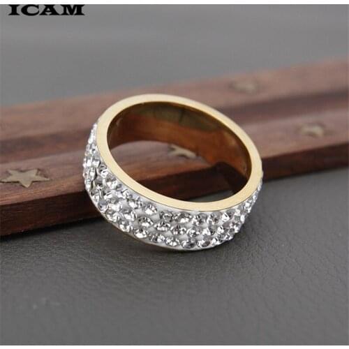 ICAM Rings With Crystals