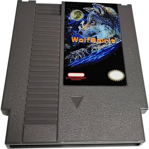 WolfSpirit-Game Cartridge For NES Console 72 Pins 8bit Single card