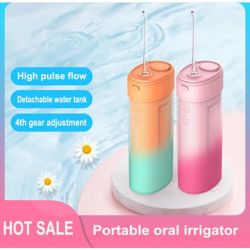 Scalable Oral Irrigator Dental Portable Water Jet Rechargeable Water Flosser Waterproof Teeth Whitener Dental Cleaning Device