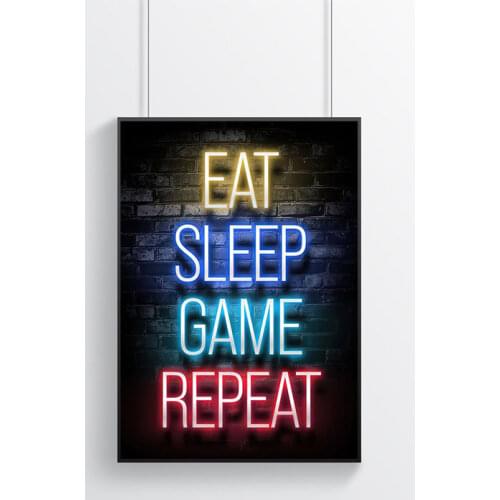 Gaming Gamer Quotes Quote HD Print Canvas Painting Poster Living Room Bedroom Study Decorative Painting Cuadros Decor