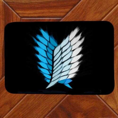 Shingeki no Kyojin Attack on Titan Floor Mat Carpet Decor Bedroom Doormat Anime Manga 001