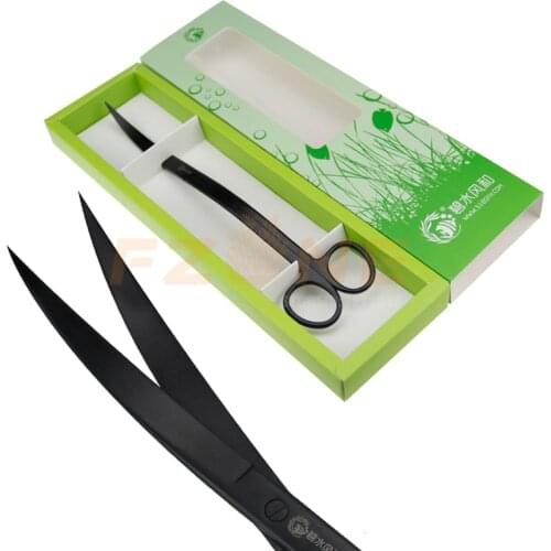ADA Quality W Shape Stainless Steel Aquarium Wave Scissors For Plant Cut And Marine Maintain Aquatic Cleaning Tool For Aquascape