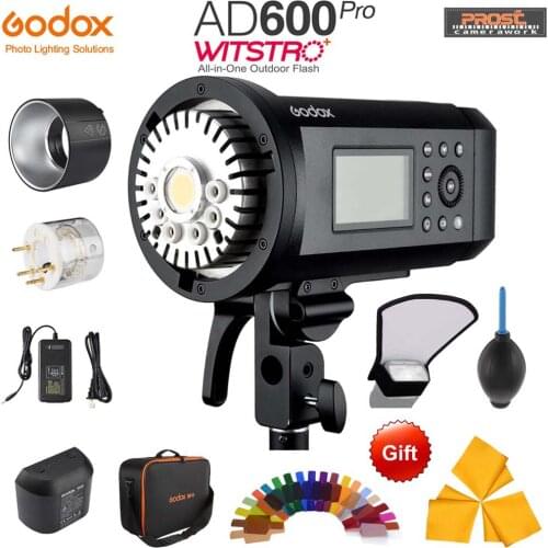 Upgrade Godox AD600Pro 600W Outdoor Flash Li-on Battery TTL HSS Built-in 2.4G Wireless X System with Xpro-C/N/S/F/O Trigger