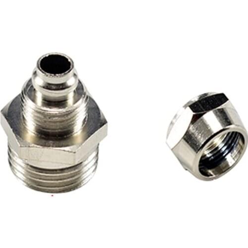 10pcs pneumatic tube quick twist quick copper joint PC4 6 8 10 12 14 16-M5 12 3 4 threaded straight