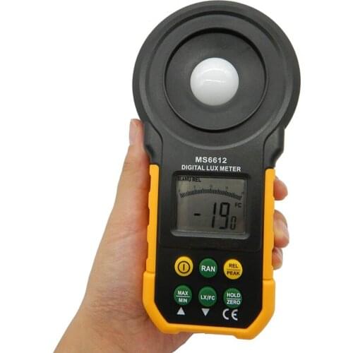 Portable Illuminometer High Precision Digital Brightness Tester MS6612 Luxmeter Lux Gauge Lightmeter