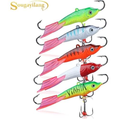 Sougayilang 5Pcs 85mm 28g Fishing Lures lifelike Fish Eyes Fishing Baits Floating Hard Bait Long Casting Hard Fishing Lure