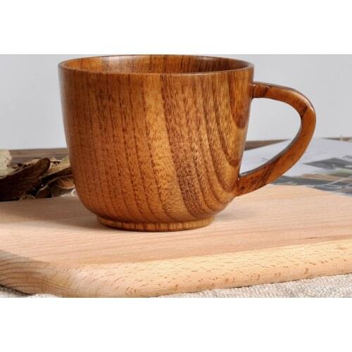 Manufacturers sell natural wood creative wood cups, daily necessities teacups coffee cups wholesale and custom-made water cups