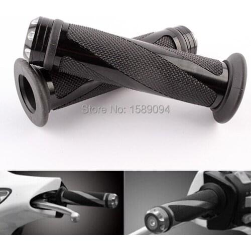 Black Motorcycle 7/8"Handle Hand Grip Grips Handlebar Grips For Yamaha YZF R6 R6S R1 600 600R YZ 125 250 426 YZ125 YZ250