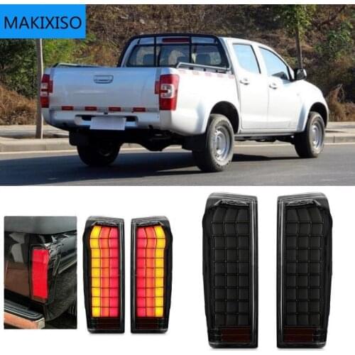 LED Rear Tail Light Tail Lamp Assembly With Wire Harness Bulbs Replacement For Isuzu DMax D-Max Ute 2012-2019