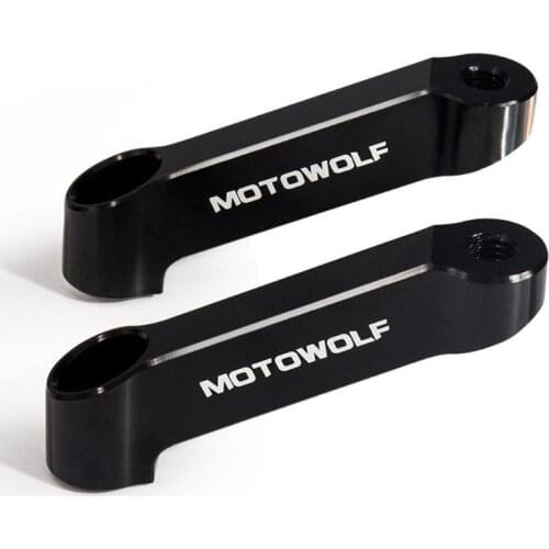 1 Pair 10mm Screws Motorcycle Mirror Extend Riser Spacers Extension Adapter Universal Motorcycle Accessories for car accessories