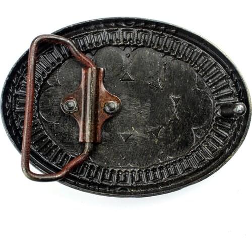 Vintage Belt Buckle With Turquoise Gemstone Retro Vintage Belt Buckle Cowboy