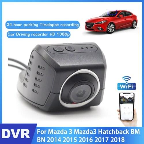 Wifi Car DVR Dash Digital Video Recorder APP Control high quality HD For Mazda 3 Mazda3 Hatchback BM BN 2014 2015 2016 2017 2018