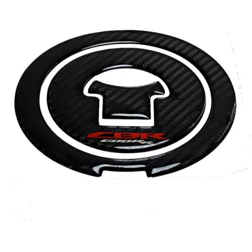 3D Carbon-look Motorcycle Gas Oil Fuel Cap Cover Decal Carbon Fiber Sticker Protect for HONDA CBR600RR CBR 600RR 2003-2016