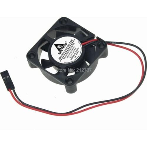 100pcs/lot Gdstime 40MM Dupont 2Pin Mini 5V DC Brushless Cooling Exhaust Fan 40x40x10mm 4cm