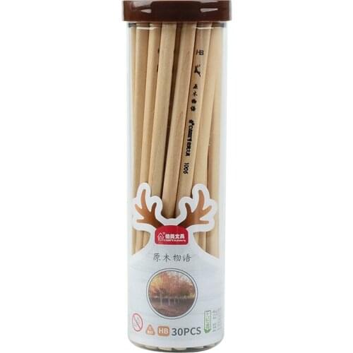 30 Pcs/Box Wooden Lead Pencils Student Practice Writing Pencil School Sketching Pencils Multifunction Children Painting Pens