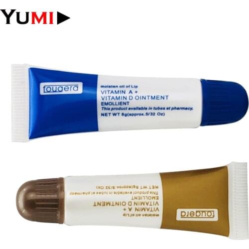 50pcs Tattoo Aftercare Cream Repair Gel Tattoo Nursing Vitamin Ointment A&D Anti Scar Tattoo Nursing For Eyebrow Lip Tatu Makeup