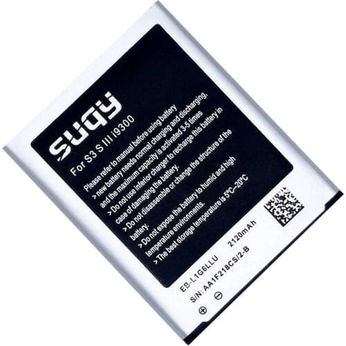 EB-L1G6LLU Replacment Battery for Samsung Galaxy S3 S 3 SIII i9300 i9305 i747 i535 L710 no NFC Internal Batteries Accumulator