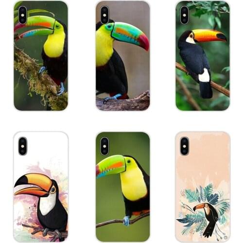 Accessories Phone Shell Covers Tropical Toucans For Apple iPhone X XR XS 11Pro MAX 4S 5S 5C SE 6S 7 8 Plus ipod touch 5 6