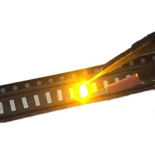 Free shipping 4014 smd led yellow Surface Mounted .4.0*1.4mm light emitting diode 0.2w chip led 200PCS