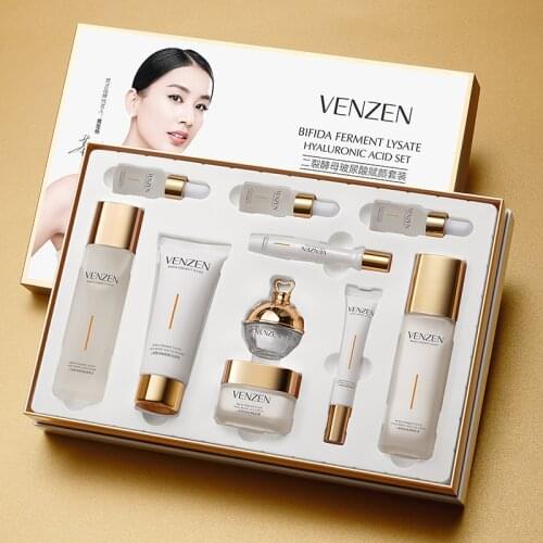 BIOAQUA VENZEN Second crack yeast hyaluronic acid fu yan tender skin carry bright color of skin moisture to suit 10Pcs/Set