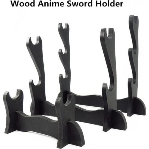Wooden Anime Sword Holder Toys Game Plastic Knife Display Stand Action Figure Arts Kids Toys For Children Gifts Decoration Youth