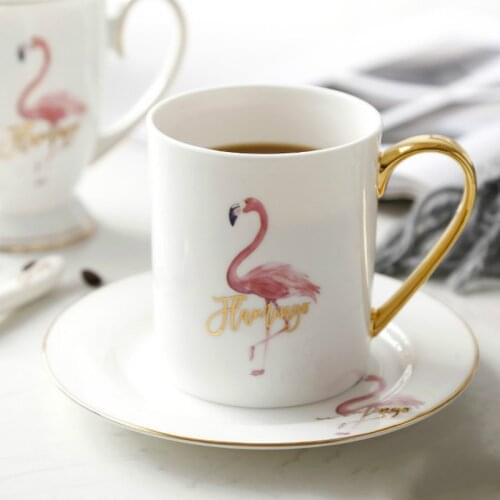 Flamingo Mug Ceramic Coffee Cup Phnom Penh Cup Bone China