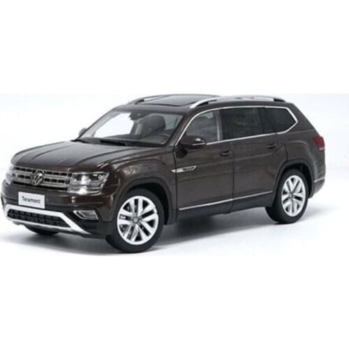 1:18 For VW Volkswagen TERAMONT 2017 Diecast Car Model Toys Gifts Brown/Silver Metal,Plastic,Rubber in Original box