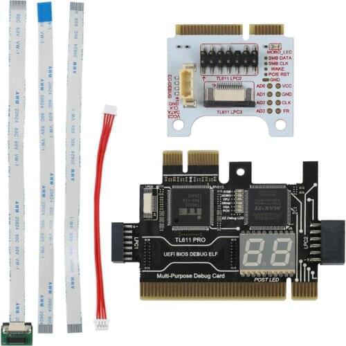 LPC-DEBUG Card PCI PCI-E LPC Multifunction Motherboard Diagnostic Test LPC-Debug Post Card Diagnostic Test Kit