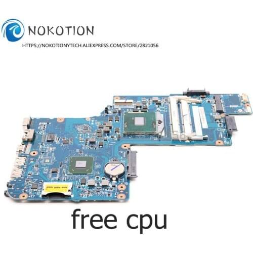 NOKOTION Brand new H000050950 For Toshiba satellite C850 L850 laptop motherboard 15'' HM70 HD4000 Graphics DDR3 free cpu