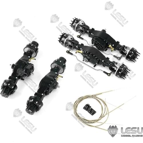 LESU 1/14 Front Rear 8*8 Wheel Reduction Differential Axle for 1/14 Tamiya RC Dump Truck TH17170-SMT3