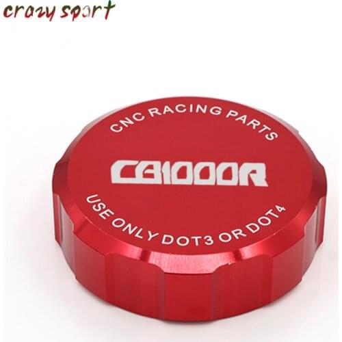 New Motorcycle Parts For HONDA CB1000R CB 1000R CB1000 R 2008-2016 Front Rear Brake Fluid Reservoir Cover Cap With Logo