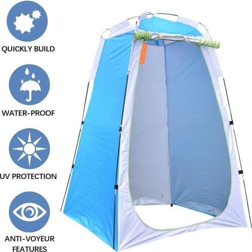 Portable Pop Up Privacy Tent Camping Shower Tent Changing Room Privacy Tent Camp Toilet Rain Shelter For Outdoor Camping Beach