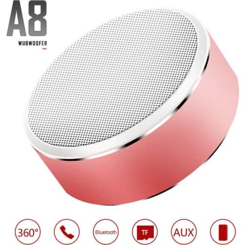 A8 Portable Outdoor Handsfree Call FM Radio TF Card Car Home Bluetooth Speaker NEW