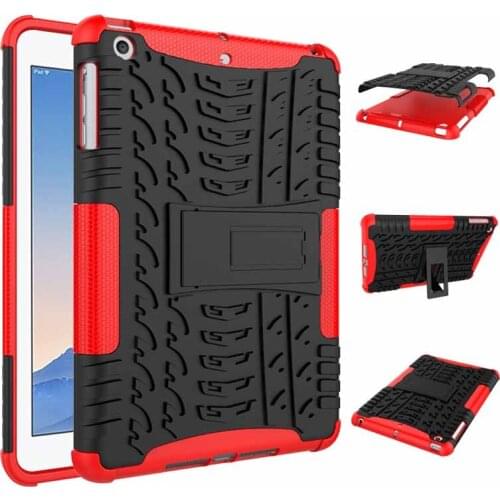 Case for iPad Mini 3 mini3 A1599 A1600 Stand Cover Shockproof Rubber Bumper Dual Layer Armor Cover