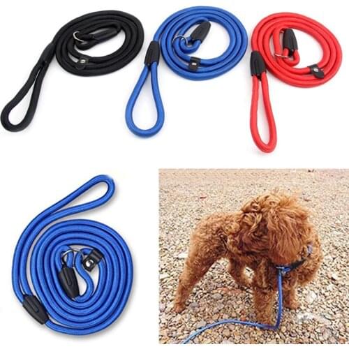 0.6/0.8/1cm Pet Dog Nylon Traction Rope Leash Adjustable Walking Lead Strap Pet Supplies