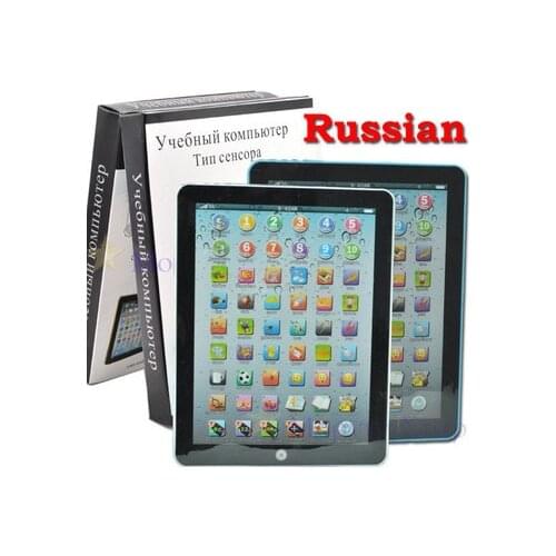 Russian Language Learning Machine Russian Alphabet Baby Tablet Educational Toy For Children Electronic Touch Tablet Computer Toy