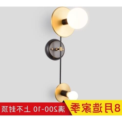 Modern Wall lamp Metal Led Wall light for home/bathroom/bedroom/living room decor Glass shade wandlamp
