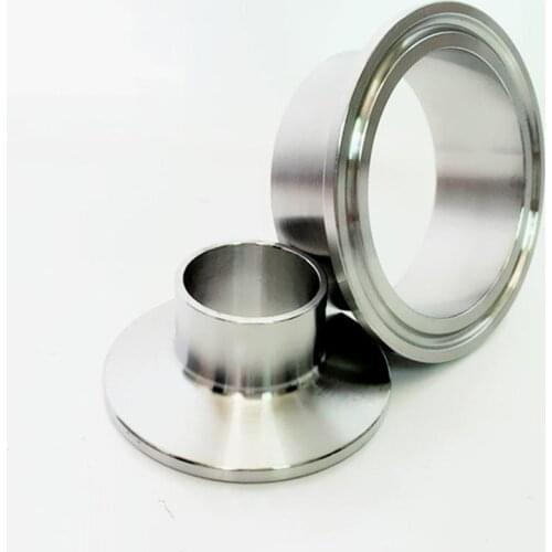 12.7mm 1/2" Pipe OD Butt Weld x0.5" Tri Clamp SUS 316L Stainless Steel Sanitary Fitting Coupling Home Brewing Beer Wine