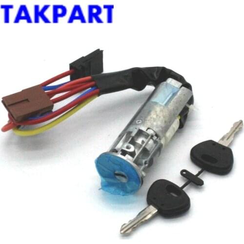 TAKPART IGNITION LOCK + KEYS FOR CITROEN BERLINGO 96-02 PEUGEOT PARTNER 4162.C8 4162C8