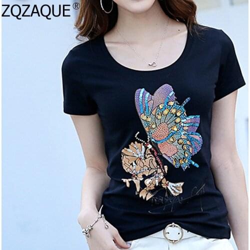 ZQZAQUE Women's Cotton T-Shirts