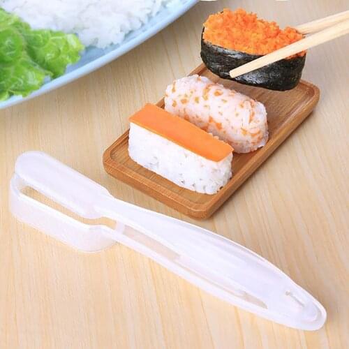1pc Sushi Making Tools DIY Sushi Maker Onigiri Rice Mold Food Press Rice Ball Maker Sushi Mold Kitchen Bento Accessories Plastic