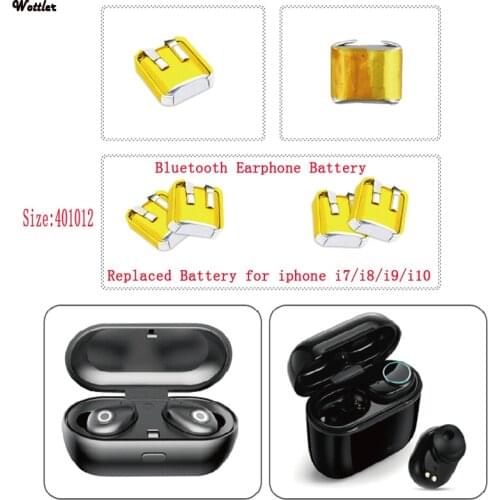 3.7V Small Size Rechargeable Replaced Battery 30mah For i7/i8/ i9S/i10 Bluetooth Headphone For Huawei Xiaomi Wireless Earphone