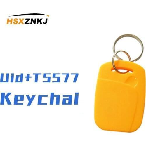 5/10pcs Ic Id Writable Variables Uid Rewritable 13.56mhz Nfc Tag Rfid Dual Frequency Dual Chip + 125khz T5577 Em4305 Key