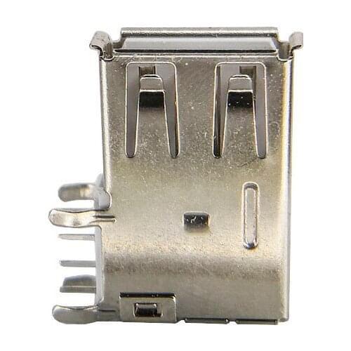 50pcs USB2.0 Female Type A Side Plug 4 Pin Connectors Female USB Connector Port Jack Sockect Terminals Tail Plug