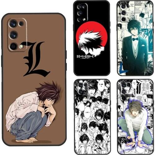 DEATH NOTE L Lawliet For OnePlus 9 Pro 8 7T 8T Nord Phone Case For Realme 8 Pro 6 7 Q3 Pro 7i C3 C15 C21 GT