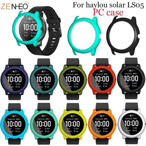 For Haylou Solar LS05 Case PC Protective Cover Frame Bumper For Haylou Solar Smart Watch Band Protector Shell New
